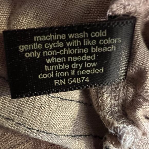 Express Y2K Mesh Babydoll Cami Tank Top Tan Womens M Whimsigoth Fairy Grunge - Picture 9 of 9